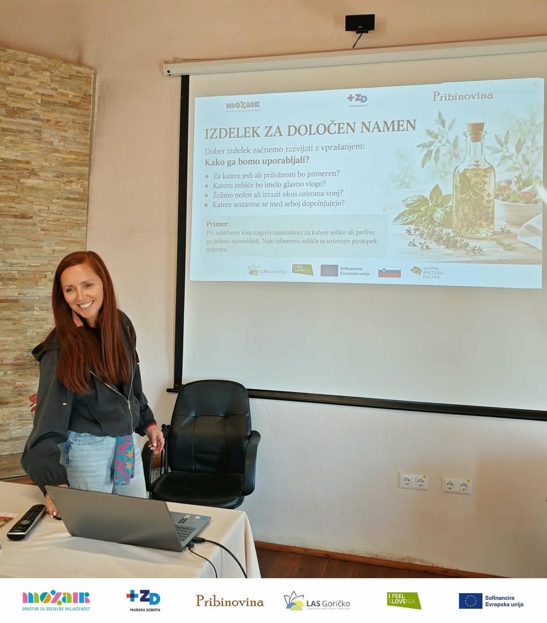 Zeliščna delavnica na Socialni kmetiji Korenika
